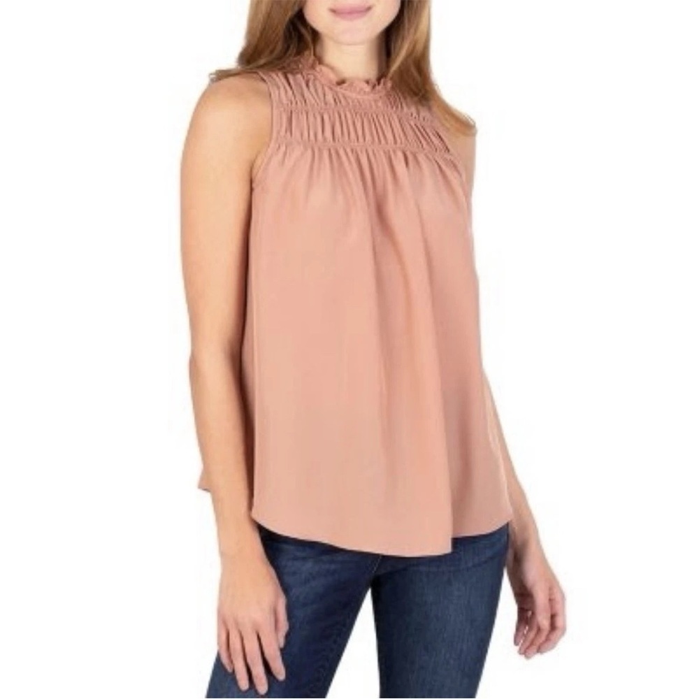 JOIE Limited Edition Womens Sleeveless Top Ruffled Neck Size L - Large - NWT$198